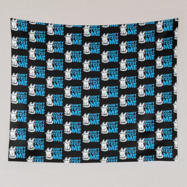 Item preview, Don't Test Me Cat Pet Warning Evil Mad Sassy Funny designed and sold by shirt-o-mat.