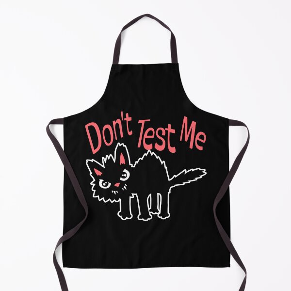 Item preview, Don't Test Me Cat Pet Warning Evil Mad Sassy Funny designed and sold by shirt-o-mat.