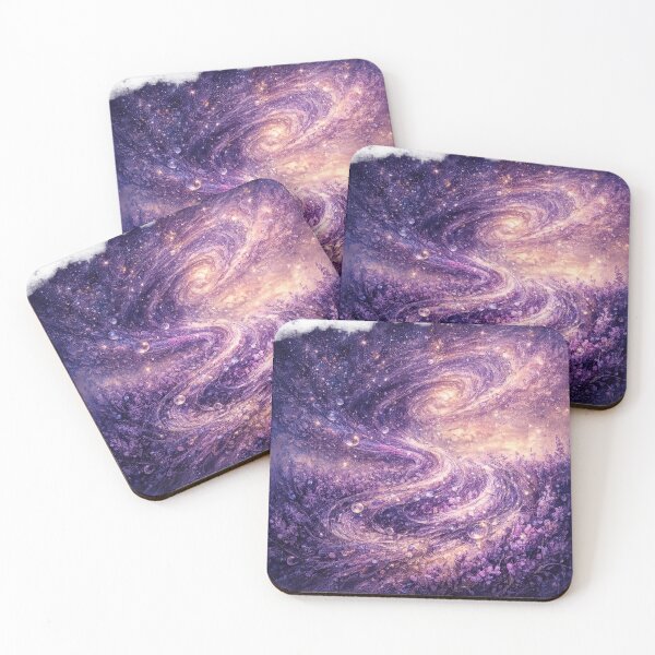 Item preview, Lavender Cosmos – Twilight Fields Melting Into a Galaxy designed and sold by Artist Bishhnu Banerji.