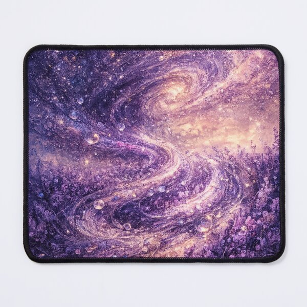 Item preview, Lavender Cosmos – Twilight Fields Melting Into a Galaxy designed and sold by Artist Bishhnu Banerji.