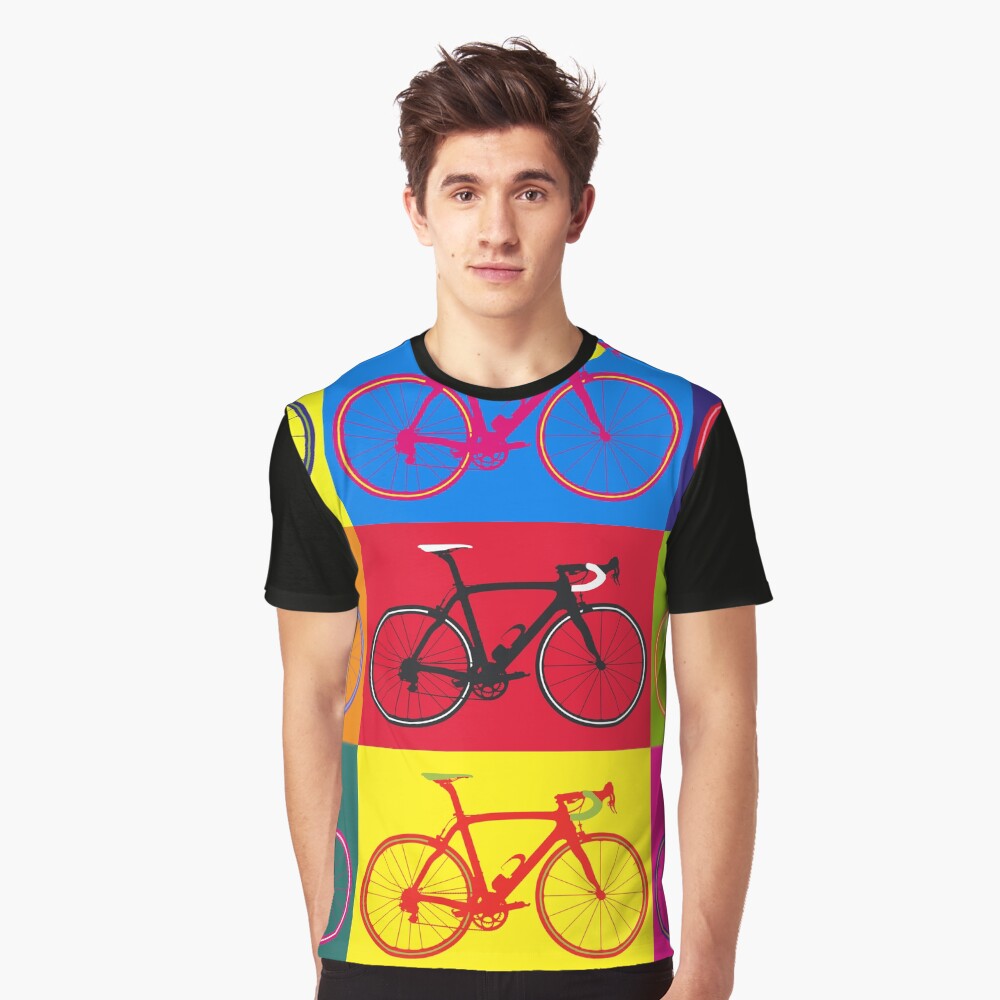 Bike Andy Warhol Pop Art Graphic T-Shirt
