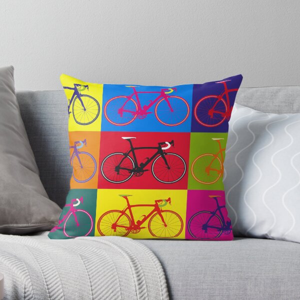 Fahrrad Andy Warhol Pop Art Dekokissen