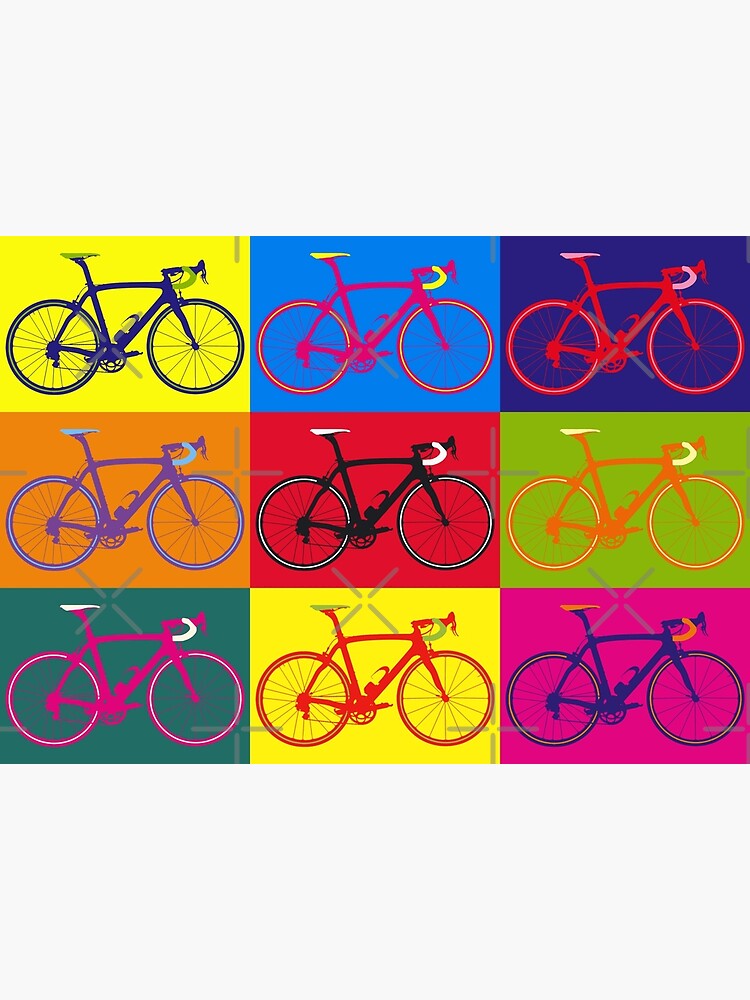 "Bike Andy Warhol Pop Art" Poster by sher00 Redbubble