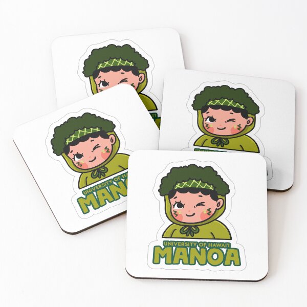 Item preview, UH Manoa Rainbow Warrior Kawaii Chibi designed and sold by guayre.