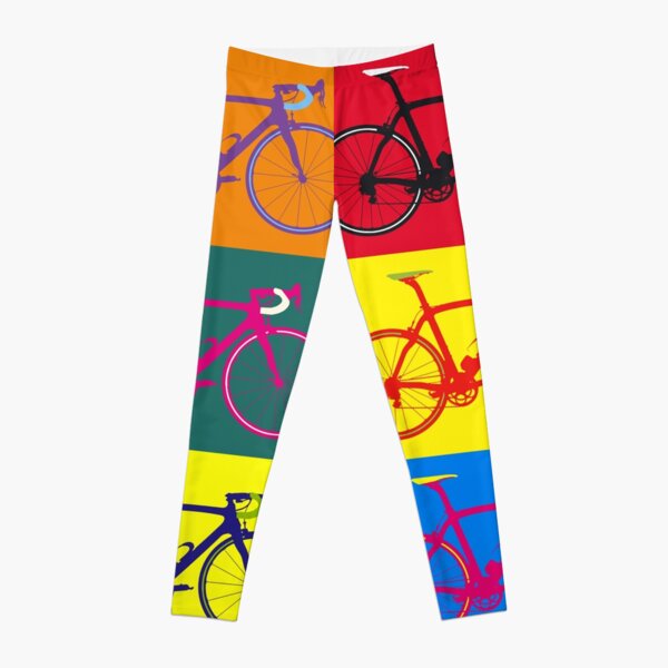 Bike Andy Warhol Pop Art Leggings