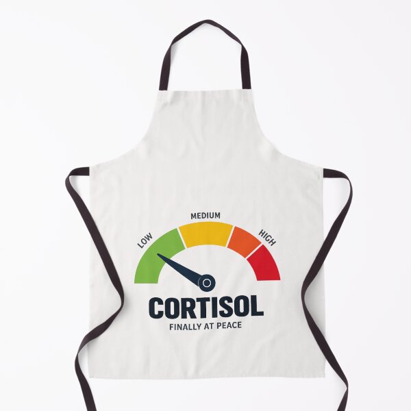 Item preview, Low Cortisol Level – Finally at Peace Funny Wellness Meme Shirt designed and sold by Pawsome Quotes.