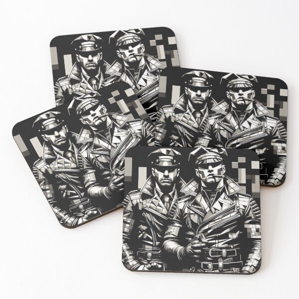 Item preview, Gay Leather Daddy You Boy! Defiant Currency Cubist Tom of Finland Tribute Gay Pride Graphic Design designed and sold by ItsAKinkThing.