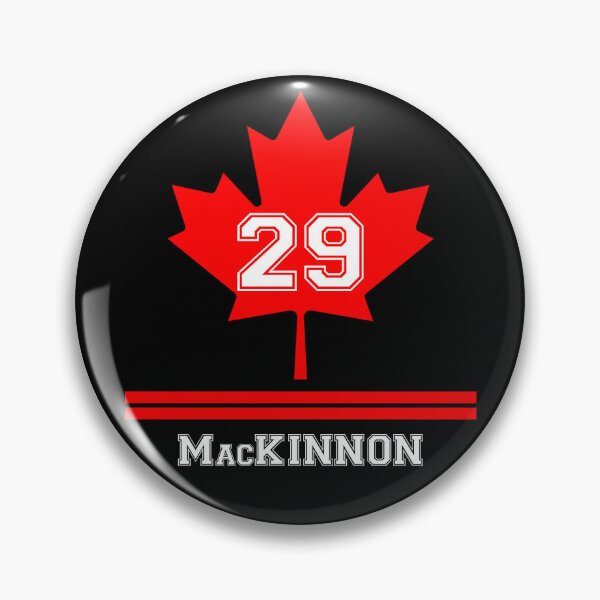 Item preview, Nathan MacKinnon Olympics Ice Hockey Team Canada (Black) designed and sold by DigiTora.