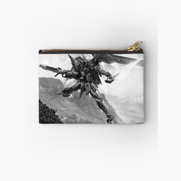 Item preview, black white STTS-808 Immortal Justice Gundam seed digital imaging illustration digital art designed and sold by sabartgunpla.