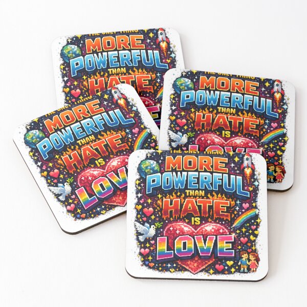 Item preview, The only thing more powerful than hate is love trending products and essentials. designed and sold by Kalash12.