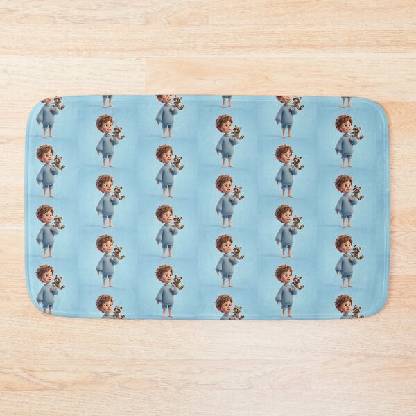 Item preview, Cute 3D Boy with Raccoon Friend – Adorable Cartoon Illustration designed and sold by TrendTonic1.