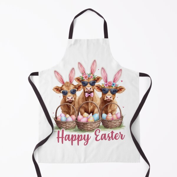 Artikelvorschau, Frohe Ostern! Drei Hochlandrinder mit Hasenohren entworfen und verkauft von Lbeck1869.