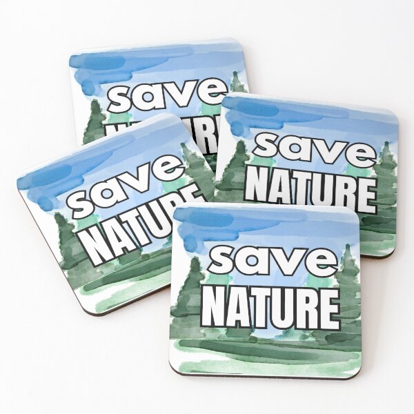 Item preview, Save Nature Watercolor Forest Art designed and sold by Sreeartsdesign.