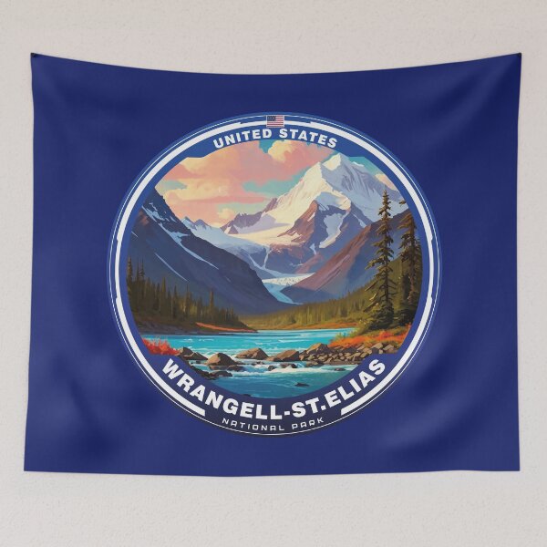 Item preview, WRANGELL-ST.ELIAS National Park USA  designed and sold by Thistle-TShop.
