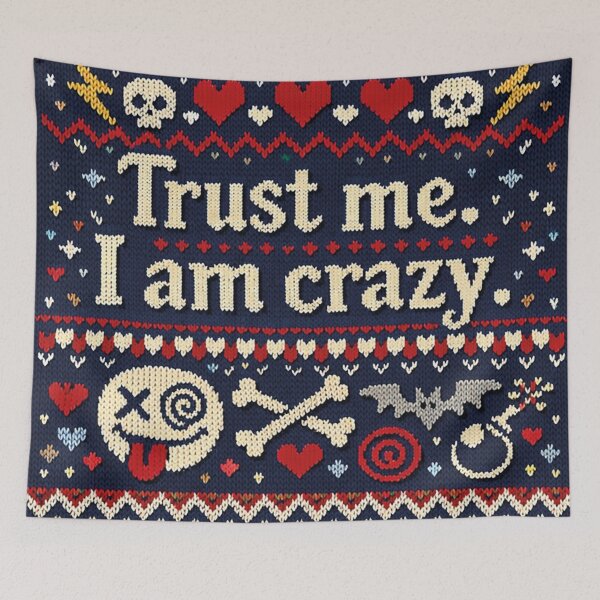 Item preview, Trust me I am crazy knitting pattern designed and sold by Mauswohn.