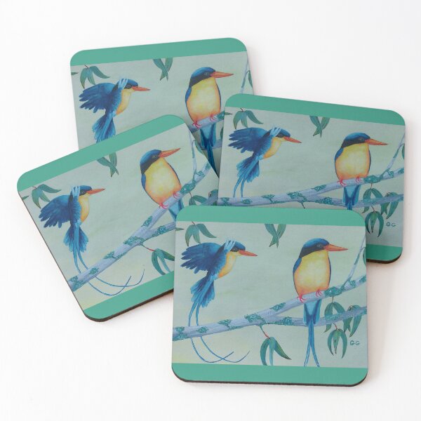 Item preview, Australian Buff-Breasted Kingfishers designed and sold by Garry Greenwood.