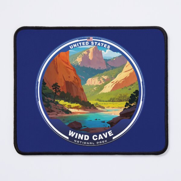 Item preview, WIND CAVE National Park USA designed and sold by Thistle-TShop.