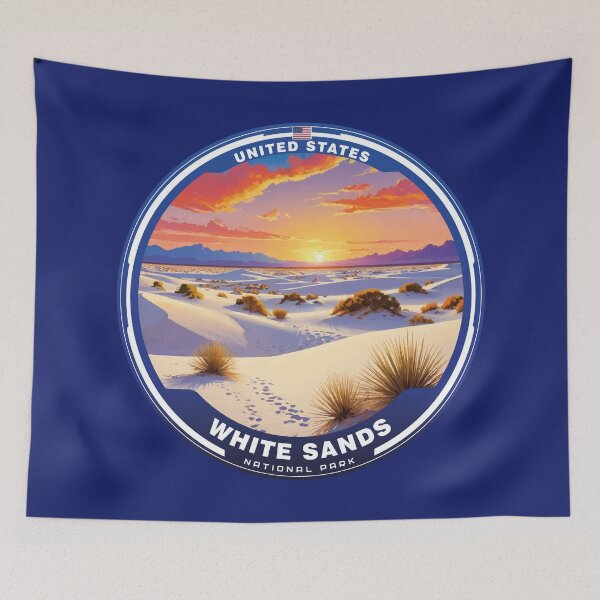 Item preview, WHITE SANDS National Park USA  designed and sold by Thistle-TShop.