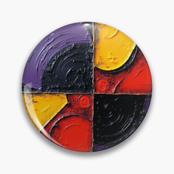 Item preview, crimson axis colorful quadrant geometric abstract design designed and sold by SmashingDeals.