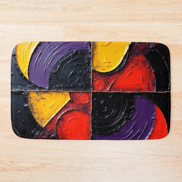 Item preview, crimson axis colorful quadrant geometric abstract design designed and sold by SmashingDeals.