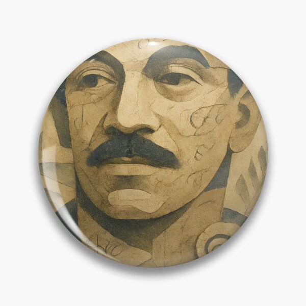 Item preview, Derek Walcott Abstract Collage Portrait – Caribbean Nautical Classic with Maps, Masks, and Sea Linen designed and sold by Cosmopolis.