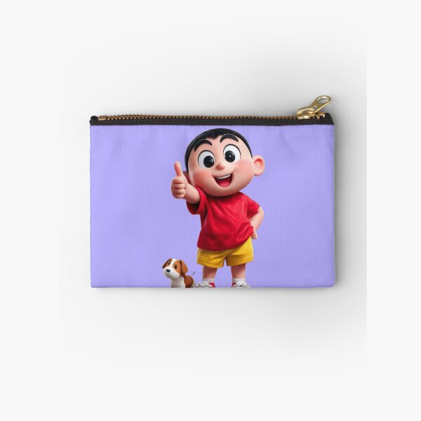 Item preview, Crayon Shin-chan 3D Fan Art - Cute Boy with Puppy Shiro designed and sold by GunnuDesigns.