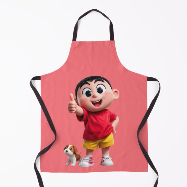 Item preview, Crayon Shin-chan 3D Fan Art - Cute Boy with Puppy Shiro designed and sold by GunnuDesigns.