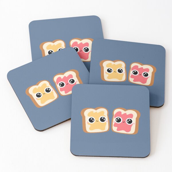 Item preview, Peanut Butter and Jelly Love | Cute Valentine’s Day Sandwich Art designed and sold by Bold & Brewed.