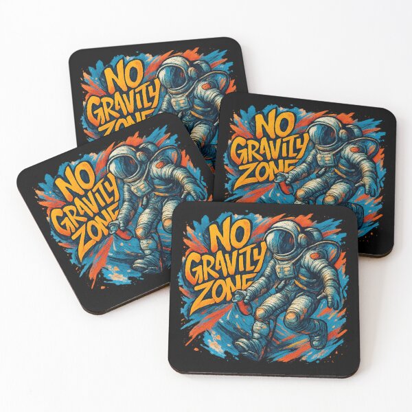 Item preview, No Gravity Zone - Urban Graffiti Astronaut Streetwear Art designed and sold by MKreative Studio.