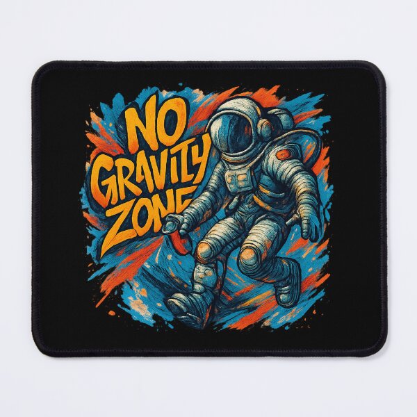 Item preview, No Gravity Zone - Urban Graffiti Astronaut Streetwear Art designed and sold by MKreative Studio.