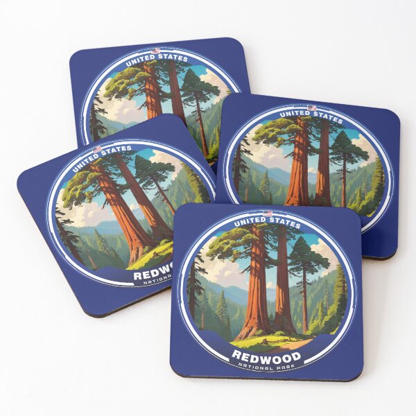 Artikelvorschau, Redwood-Nationalpark USA entworfen und verkauft von Thistle-TShop.