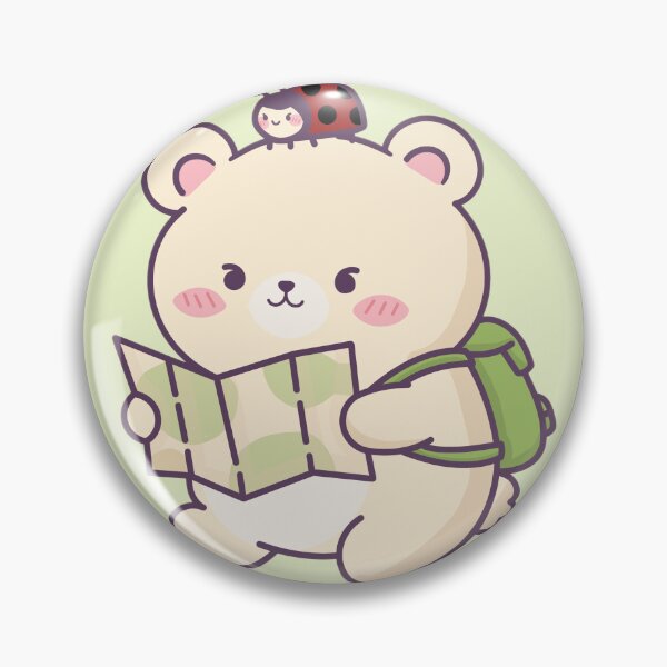 Item preview, Cute Traveler Bear Holding Map - Adorable Adventure Bear designed and sold by Artilura.