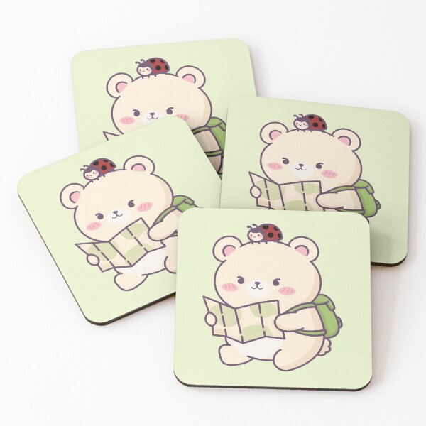Item preview, Cute Traveler Bear Holding Map - Adorable Adventure Bear designed and sold by Artilura.