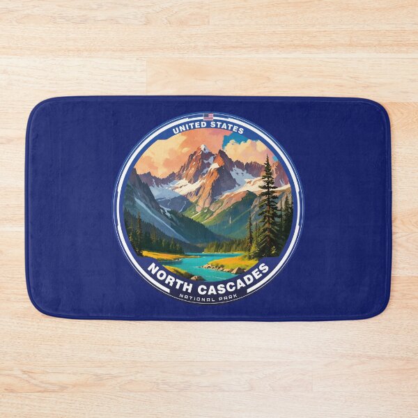 Aperçu de l'œuvre Parc national des CASCADES DU NORD, États-Unis créée et vendue par Thistle-TShop.