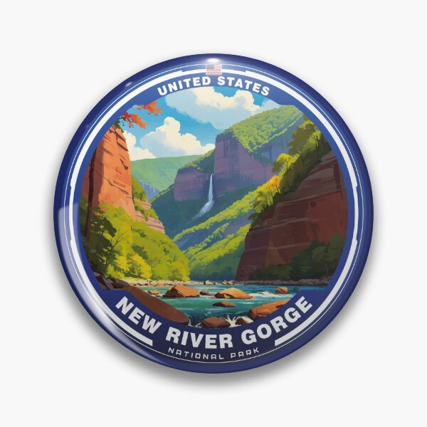 Item preview, NEW RIVER GORGE National Park USA  designed and sold by Thistle-TShop.
