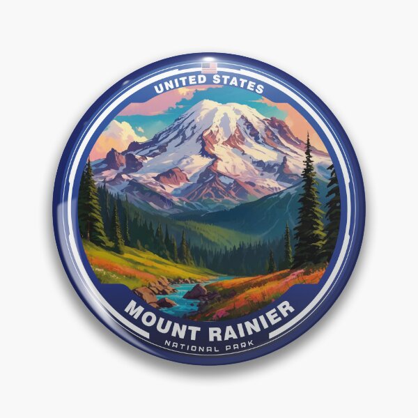 Item preview, MOUNT RAINIER National Park USA  designed and sold by Thistle-TShop.