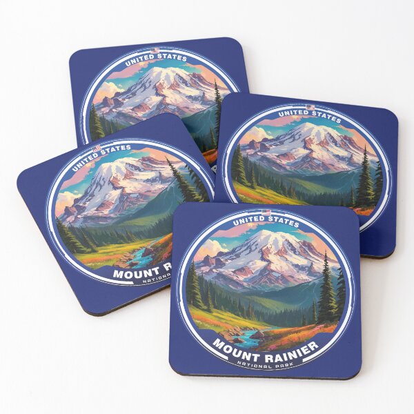 Item preview, MOUNT RAINIER National Park USA  designed and sold by Thistle-TShop.