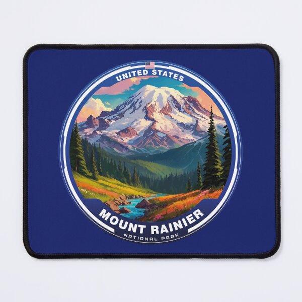 Item preview, MOUNT RAINIER National Park USA designed and sold by Thistle-TShop.