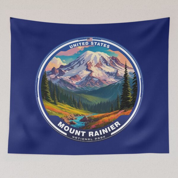 Item preview, MOUNT RAINIER National Park USA  designed and sold by Thistle-TShop.