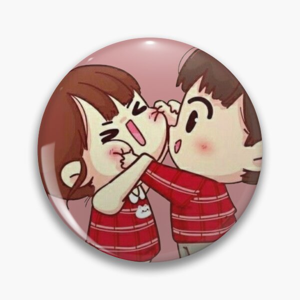 Item preview, Cute Chibi Couple Fighting - Funny Anime Love Art designed and sold by GunnuDesigns.