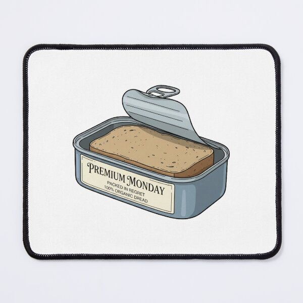 Item preview, Premium Monday Tinned Toast Absurdist Sticker designed and sold by octozap.