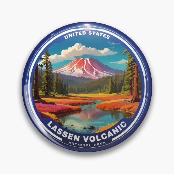Artikelvorschau, LASSEN VOLCANIC Nationalpark USA entworfen und verkauft von Thistle-TShop.