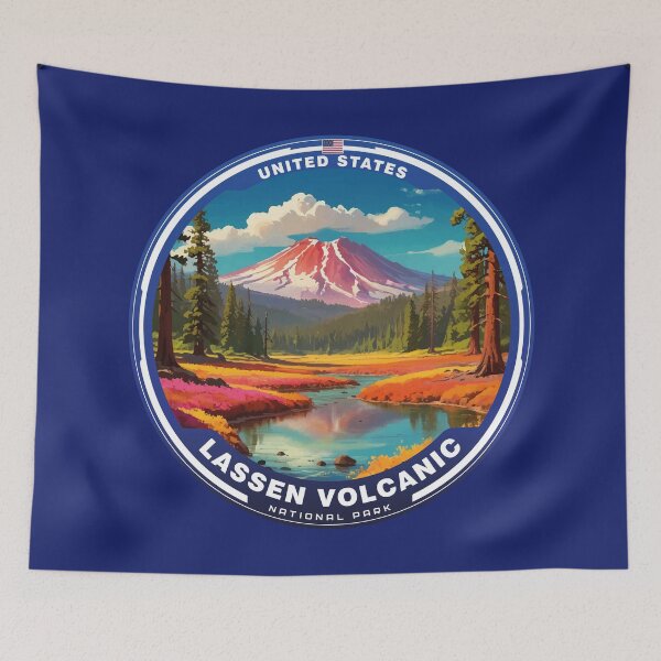 Item preview, LASSEN VOLCANIC National Park USA  designed and sold by Thistle-TShop.
