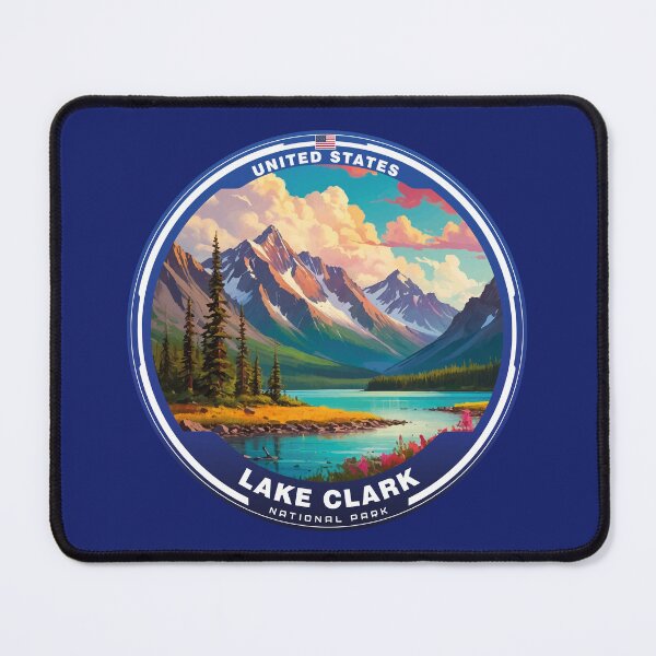 Item preview, LAKE CLARK National Park USA designed and sold by Thistle-TShop.