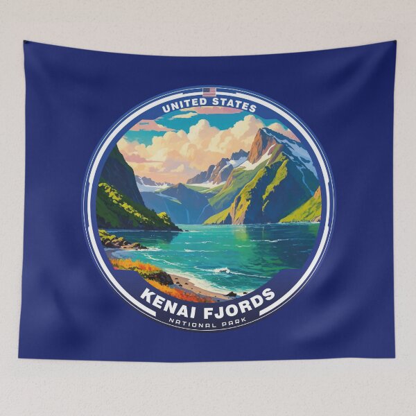 Item preview, KENAI FJORDS National Park USA  designed and sold by Thistle-TShop.