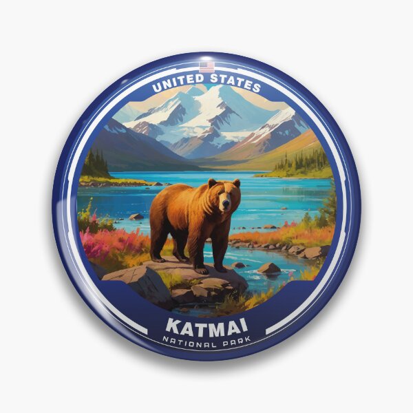 Item preview, KATMAI National Park USA  designed and sold by Thistle-TShop.