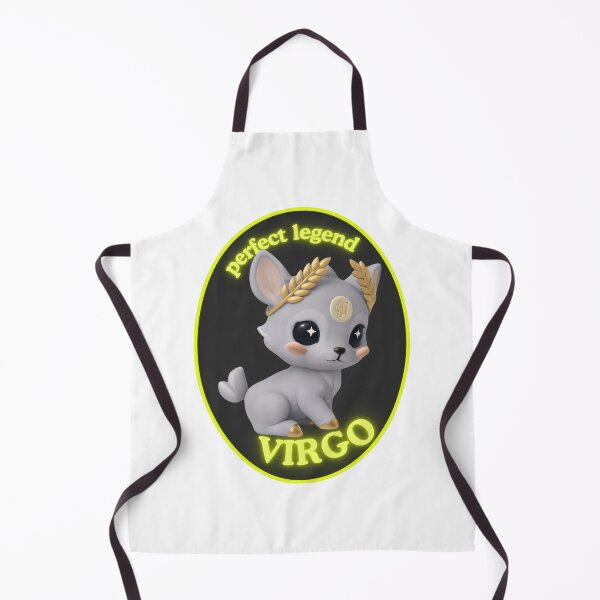 Item preview, The Zodies Virgo “Perfect Legend” Neon Badge designed and sold by stickeeyard.