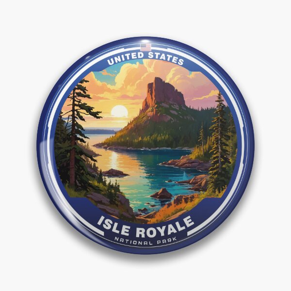 Item preview, ISLE ROYALE National Park USA  designed and sold by Thistle-TShop.