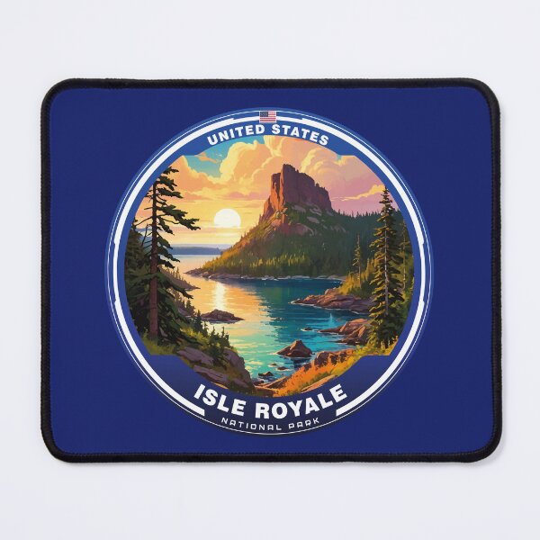 Item preview, ISLE ROYALE National Park USA  designed and sold by Thistle-TShop.