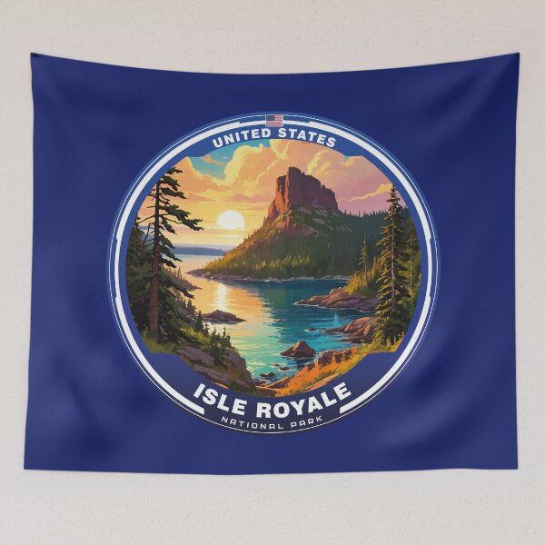 Item preview, ISLE ROYALE National Park USA  designed and sold by Thistle-TShop.